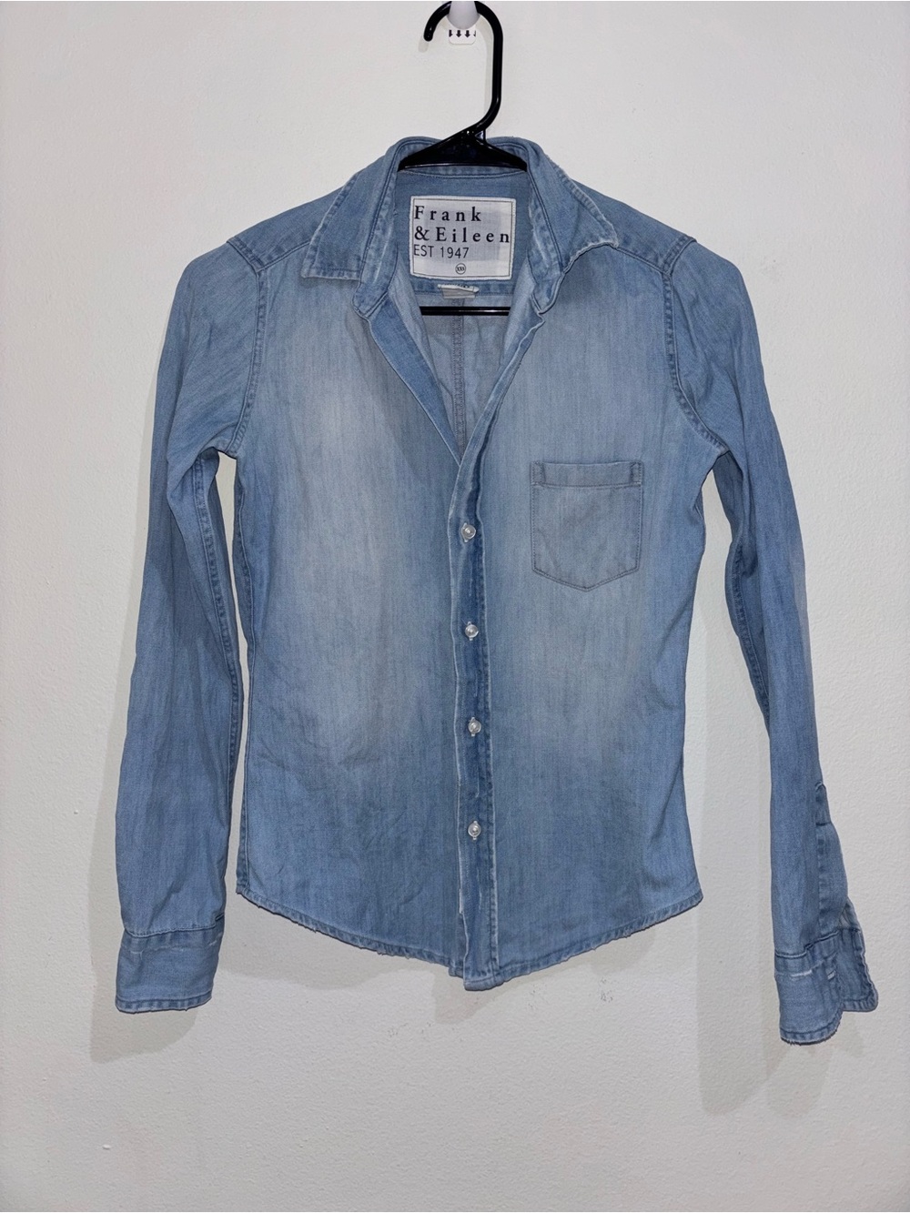Frank and Eileen "Barry" Denim Button Down Size XXS